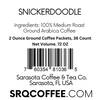 Snickerdoodle Coffee Packets, 2 Ounce (Pack of 36)