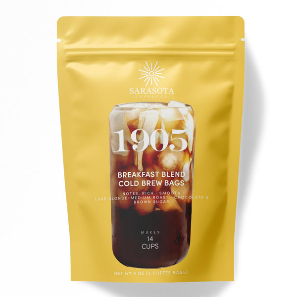 1905 Cold Brew Coffee Bags, Breakfast Blend