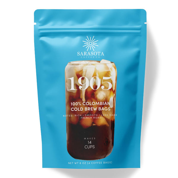 1905 Cold Brew Coffee Bags, 100% Colombian