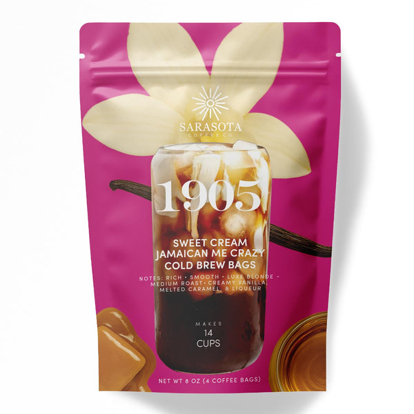 1905 Cold Brew Coffee Bags, Jamaican Me Crazy