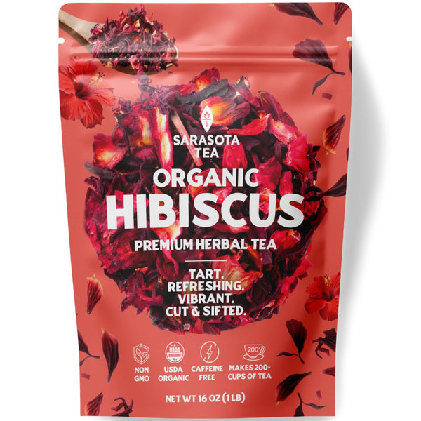 Hibiscus, Loose Leaf Tea, 1 Pound