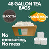 1 Gallon Tea Filter Packs, Black Iced Tea (1 oz Bags, Pack of 48)