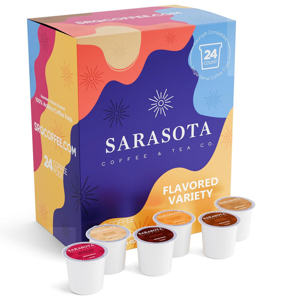 Flavor Variety, Flavored Medium Roast Coffee Pods, K Cups