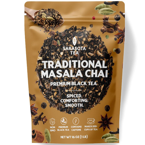 Traditional Masala Indian Chai, Loose Leaf Tea, 1 Pound